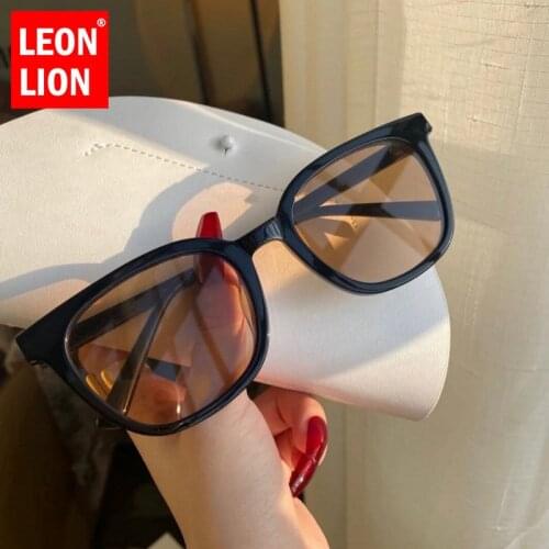 LeonLion 2021 Luxury Square Sunglasses Women Brand Eyewear for Women/Men Vintage Glasses Women Designer Gafas De Sol Mujer UV400