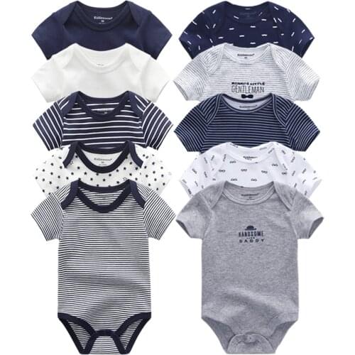 Top Baby Clothes 2020 Newborn Baby Rompers Short Sleeve Tiny Cottons Baby Girl Boys Clothing Roupas de bebe Infants Jumpsuit