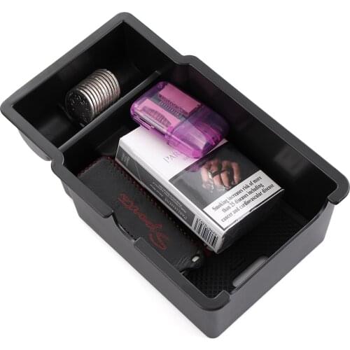 VCiiC Central Armrest Storage Box Container Holder Tray For Fiat 500X 2014+ Organizer Accessories Car Styling