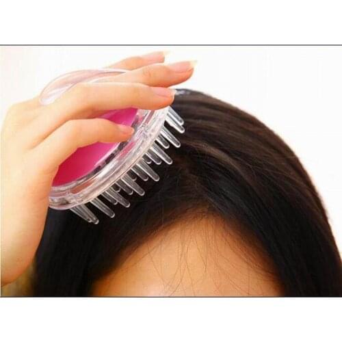 High quality Silicone massage hairbrush air cushion head massage brush as fashion hair care styling tool AS SEEN ON TV