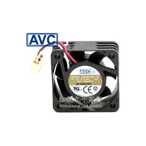 New DA04015B12M 4015 12V 0.26A 4CM 40mm speed Super durable double-ball bearing cooling fan 40*40*15mm