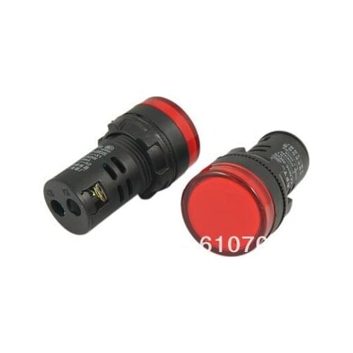 XB2BVB4C AC/DC 24V Flash LED Signal Light Lamp Red Indicator 22mm Mounting Hole
