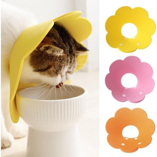 Protective Collar Flower Design Anti-lick EVA Cat Protective Collar for Indoor Pet Products Cat Grooming Supplies