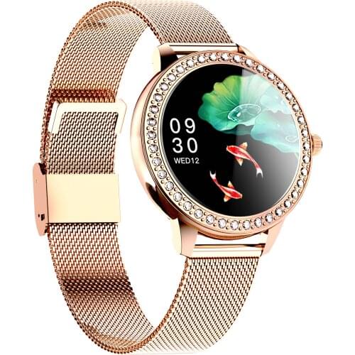 2020 New Arrival Women Smartwatch IP68 Waterproof with Weather Forecast Fitness Tracker Menstrual Period Reminder Smart Watch