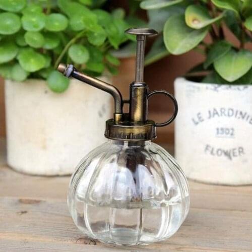 1pc 200ml Plant Flower Glass Watering Garden Pot Mister Garden Watering Sprayer Bottle Spray Hairdressing Pot Practical Tool