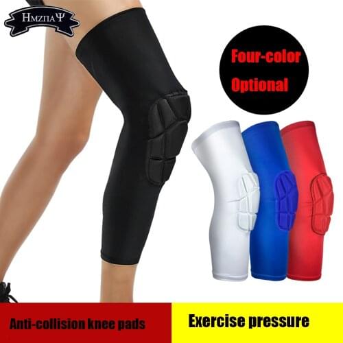 1 Sports Knee Pads Elbow Pads Breathable Honeycomb Anti-Collision Leg Guards Basketball Football Riding Protective Gear