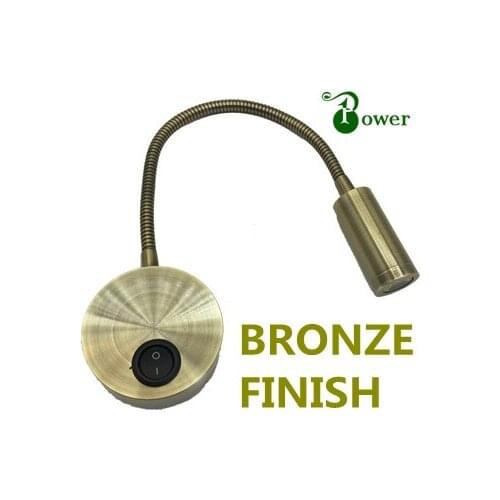 12V 24V BRONZE 2W LED BERTH LIGHT MARINE