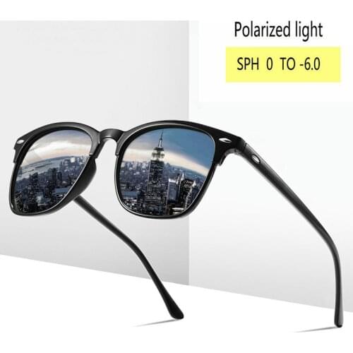 2020 Hot Fashion Myopia Sunglasses For Women Men Brand Design Reading Prescription Male Polarized Sun Glasses 0-6.0 FML