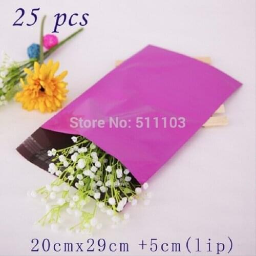 25PCS 7.88" x 11.42" Premium Quality Purple Self Seal Poly Mailer Postal Envelopes Plastic Mailing Bags 20cm x 29cm