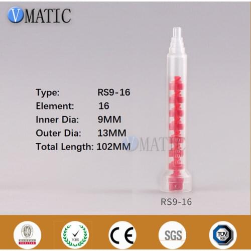 Free Shipping Static Mixer Nozzles RS9-16 For Mixing Two Component Adhesives