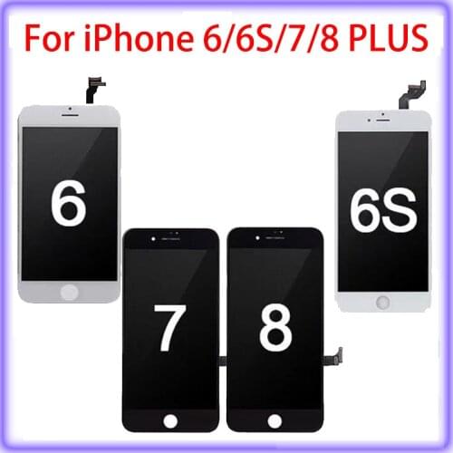 Original For iPhone 6 7 8 6S Plus 5 5C 5S SE Touch Screen Replacement No Dead Pixel gift waterproof LCD Display Screen Assembly
