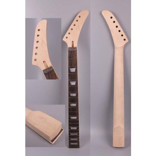 Electric guitar neck replacement 22 fret 25.5 Truss Rod Rosewood Fretboard