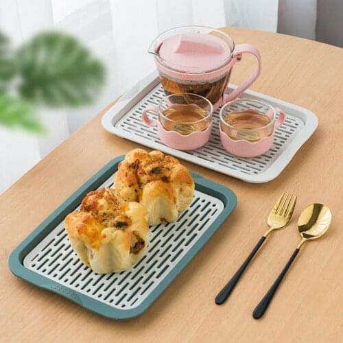 Kitchen Cutlery Filter Plate Plastic Dish Drainer Tray Bowl Cup Drainer Dishes Sink Drain Rack Drain Board Tea Tray Kitchen Tool