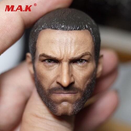 1/6 Logan Clone Head Sculpt Short Hair Version For 12 inches Action Figure Accessory