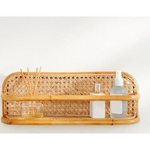 Rattan Wall Hook Childrens Clothing Storage Box Rack Clothes Hat Hook Rattan Hanger Childrens Room Decoration Hanger