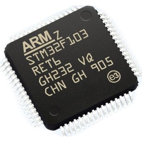STM32F103RET6 LQFP64 72MHz 512KB 32-bit embedded-microcontroller original authentic
