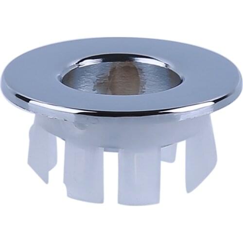 Durable Bathroom Basin Sink Overflow Cover Bathroom Parts Basin Faucet Sink Overflow Cover Brass Ring