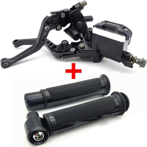 CNC Motorcycle Brake Clutch Levers Motocross Grip Handlebar For YAMAHA TRACER 900 MT 03 XJ6 MT09 BLASTER FAZER 1000 BMW K1600 GT