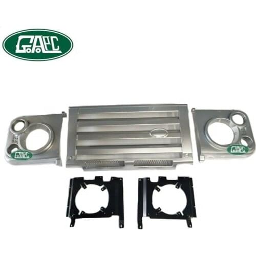 Silver Front Grille GLDF007 for Land Rover for Defender 90 110 Spare Parts Car Accessories Factory Wholesale Online