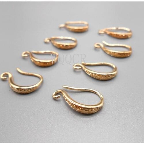 Hot Selling 100 Pieces of Rose Gold Frosted Hook Earrings DIY Jewelry Making Womens Charm Jewelry Accessories