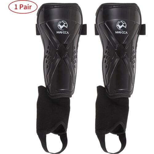 Unisex Sports Protective Gear Soccer Knee Shin Guards Shock Reduce Plastic Shin Sleeves Protect Ankle Guard Plate for Kids Adult