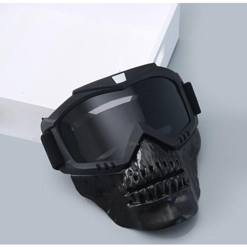 Tactical Mask Paintball Wargaming Shooting Training Military Masks with Goggles Airsoft Hunting Combat Skull Masks