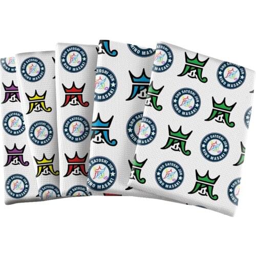 Bullet Fabric Printed Japan Men Team Logo Pattern Polyester Fabric DIY Kids Home Textile for Sewing Cloth 50*145cm