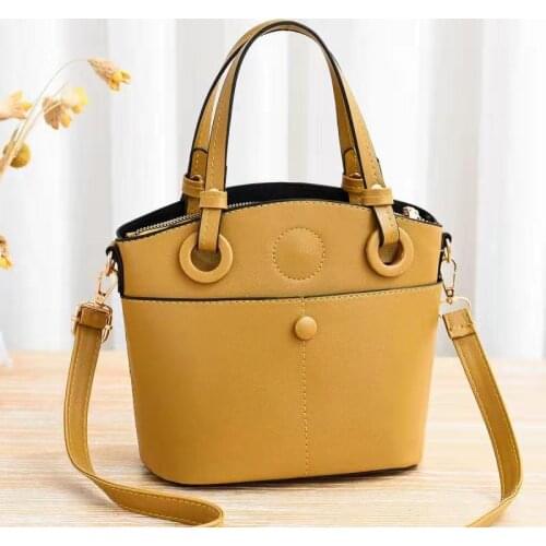 2021Fashion All-Match Leisure Shoulder Bag Large Capacity Handbag Brief Ladys Hand PU Bag Fashion Shopping Bag Travel Bag