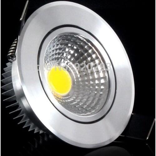 1pcs ac110v 220v Dimmable Led downlight light COB Ceiling Spot Light 3w 5w 7w 9w ceiling recessed Lights Indoor Lighting
