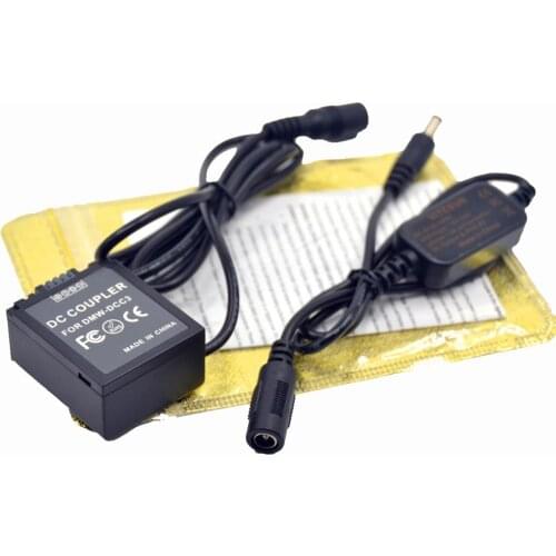 12V-24V Step-down 8V Cable+DMW-DCC3 DC Coupler DMW-BLB13 Dummy Battery Fit 12V-24V Power Adapter for Panasonic G1 GH1 GF1 G2 G10