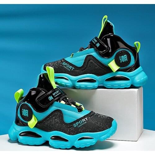 2021 Kids Blue Sport Shoes For Boys Sneakers Boy Comfortable Autumn Casual Children Shoes Baby Boys Child Shoes Chaussure Enfant