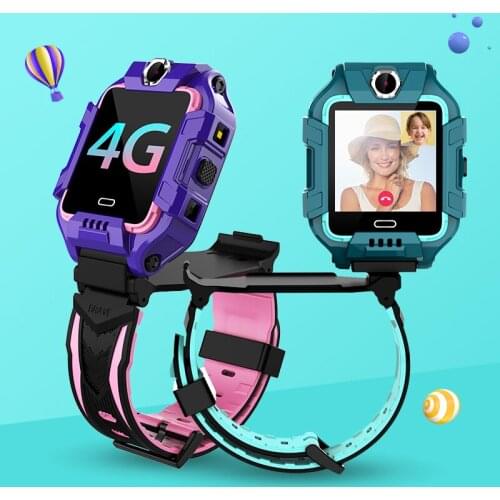 2020 Kids Smart Watch 4G SIM Card Video Phone Call WiFi GPS Tracker Child SOS Smartwatch Dual HD Camera Rotatable for Boys Girls