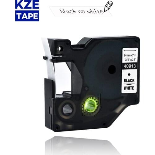Dymo d1 9mm 40913 black on white label tapes Ribbon compatible Dymo D1 label printer for Dymo Label Printer DYMO LM160 LM280