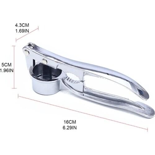P15D Garlic Mincer Easy to Squeeze and Clean, Rust Proof & Dishwasher Safe Professional Efficient Ginger Crusher Manual Tool