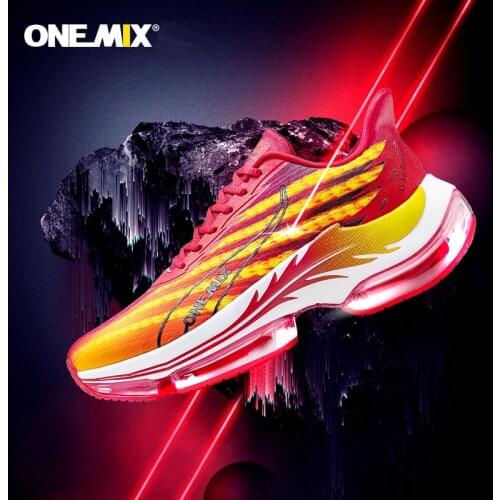 ONEMIX Air Cushion Running Shoes Man Increase Shoes Outdoor Sense of science and technology Sneakers Womens Athletic Trainer
