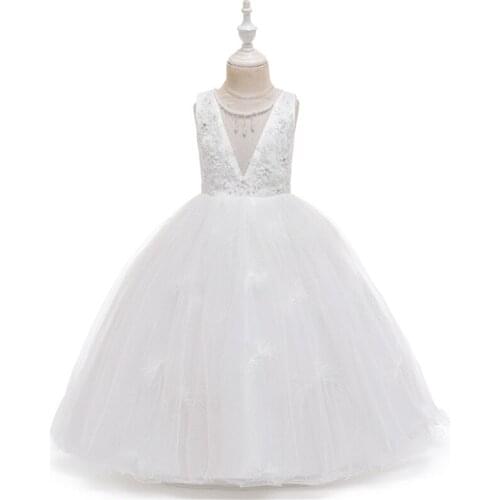 Summer hot-selling long girl princess dress, children’s catwalk evening dress, big children’s birthday party dress