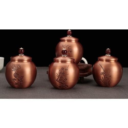 New 8.7*11cm urn pet small size copper container sealed colorful creative mini pot animal ash birds dog cat cremation souvenirs