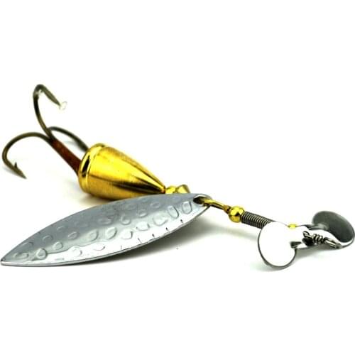 Metal Sequins Bait Spinner Bait Spoon Fishing Lures With Treble Hook Hard Wobbler Crankbait Fishing Tackle 9cm 12.5g
