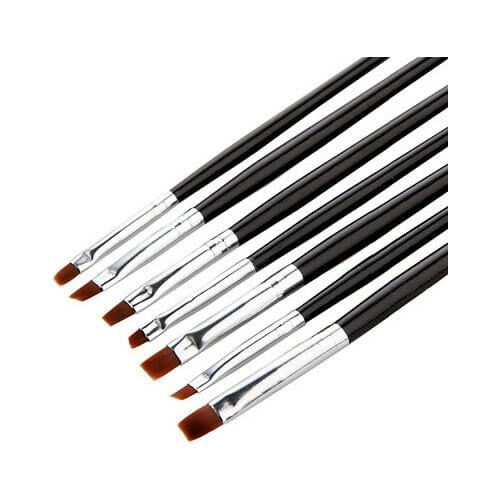 7 PCs PENNELLINI KIT SET NAIL ART BRUSH NAIL builder GEL MANICURE ld 99 S0329 sent from Italy