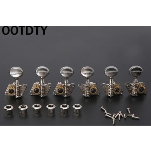 OOTDTY Acoustic Folk Guitar Open Tuning Peg Tuners Machine Heads for Replacement Parts