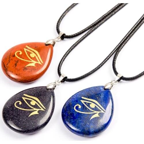 Ancient Egyptian Jewelry Eye of Horus pendant Necklace Sun God Symbol Amulet Spiritual Pendant for Men Women