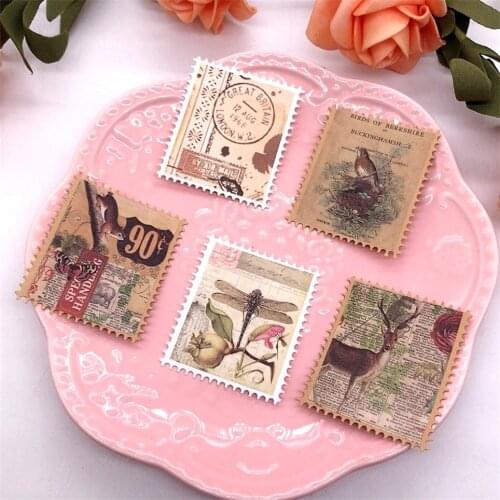 KSCRAFT Junk Journal Postage Stamp Metal Cutting Dies for DIY Scrapbooking/photo album Decorative Embossing DIY Paper Cards