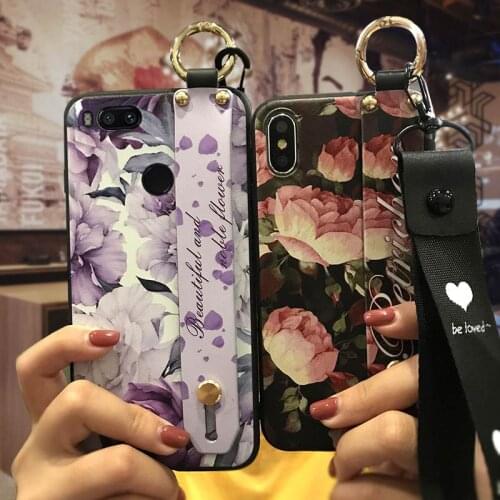 Shockproof Soft Phone Case For Xiaomi Mi 5X/A1 Fashion Design For Girls Soft Case Wristband