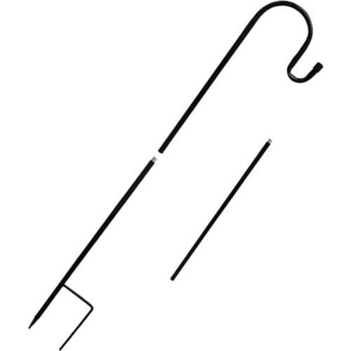 Detachable Folding Lamp Pole Outdoor Light Pole Ground Holder 120cm Lamp Hook Fixing Pole Hanger Camping Equipment