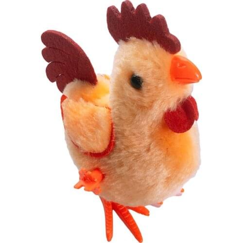 Super Cute Clockwork Fun Toy Cartoon Clockwork Rooster Baby Soft Toys Educational Toy For Children Toys Birthday Gift