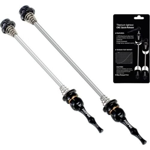 Ultralight Titanium Road Bike Quick Release Lever Road Bicycle Cycling Hub 100m-130mm Quick Release Bicycle Wheels Lock