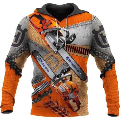 New Fashion Electric saw 3D Hoodie Men Women Hooded Sweatshirt Long Sleeve casual Hoodies tops