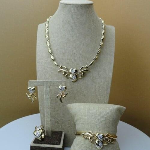 Yuminglai Nigerian woman accessories Dubai Fashion African Jewelry Set FHK6263