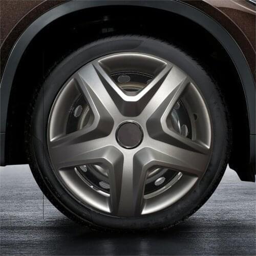 4 PCs For Skoda Fabia 14 "Inches Steel Rim Looking Unbreakable Flexible Wheel Cover ABS Plastic Car Tyre Rim belly Accessory