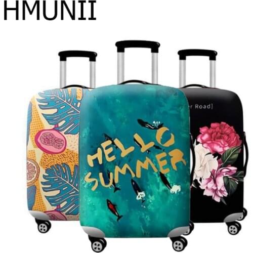 HMUNII Travel Suitcase Protective Cover Luggage Case Travel Accessories Elastic Luggage Dust Cover Apply to 18''-32'' Suitcase